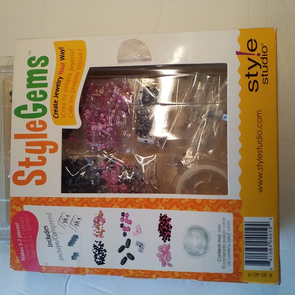 Style GEMS BEAD JEWELRY KIT NEW IN BOX - Picture 2 of 3